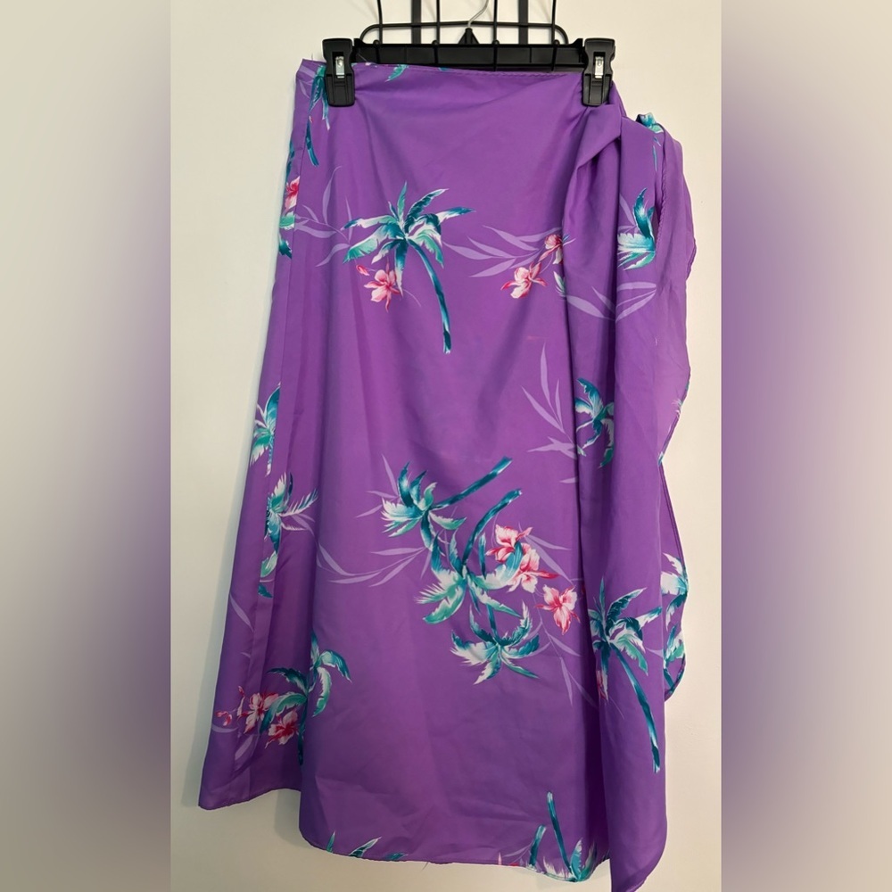 Royal Creations Womens Sarong Made in Hawaii Polyester Tropical Print One Size